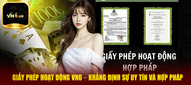 Giấy phép hoạt động VN6 – Khẳng định sự uy tín và hợp pháp