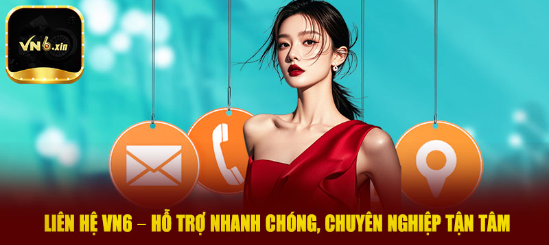 Liên hệ VN6 – Hỗ trợ nhanh chóng, chuyên nghiệp tận tâm